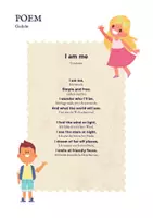 Vorschau - Arbeitsblätter - "I am me" Poem - Englisch spielerisch lernen - Gedichtreise 14 - Seite 3