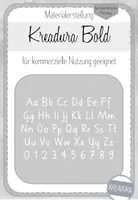 Vorschau - selbst erstellte Schriftarten - Schriftenpaket - Schrift Kreadura Light / Bold / Airy - Schriften - Seite 2