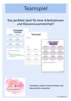 Vorschau - Spiele - Teamspiel - für eine leise Klasse - Deckblatt