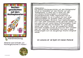Vorschau - Arbeitsblätter - Rechengeschichten auf dem Matheplaneten - Seite 1
