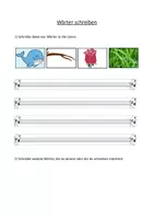 Vorschau - Arbeitsblätter - Meine Herbstmappe - Aufgaben zur Wiederholung der ersten Schulwochen (1.Klasse) - Seite 1