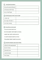 Vorschau - Arbeitsblätter - Present Simple with "to be" - Worksheets - Seite 2