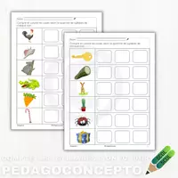 Aperçu - Cartes d'exercices - Compte les syllabes - son c dur - Page de couverture