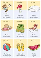 Vorschau - Spiele - Ich habe wer hat SOMMER - Lesespiele Deutsch für Hörverstehen, Wortschatztraining, Lesen und Verstehen - Seite 3