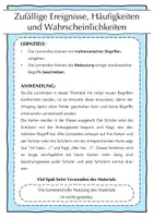 Vorschau - Spiele - Zufällige Ereignisse, Häufigkeiten, Wahrscheinlichkeiten - Ich habe... wer hat...? - Seite 1
