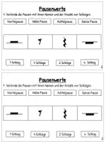 Vorschau - Arbeitsblätter - Notenlehre: Wiederholungsheft (2. bis 4. Klasse) - Seite 3