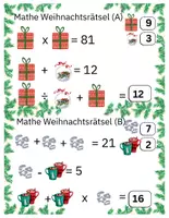 Vorschau - Arbeitsblätter - Materialpaket Mathematikrätsel - Seite 3