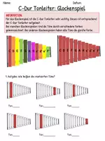 Vorschau - Arbeitsblätter - C-Dur Tonleiter (Arbeitsblätter + Tafelmaterial) - Seite 3
