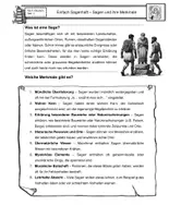 Vorschau - Arbeitsblätter - Sagen - Seite 1