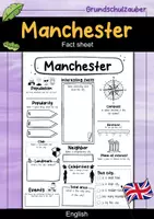 Vorschau - Arbeitsblätter - Manchester Fact sheet - City in England (english) - Deckblatt