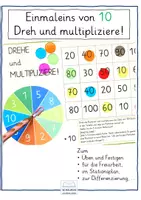 Vorschau - Unterrichtsreihen - Materialpaket Einmaleins-Spiele Malreihen 1-10 - Seite 1