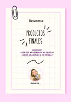 Vista previa - Tarjetas / Manipulativos - Productos Finales de SdA - Portada