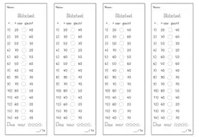 Vorschau - Test - Blitztest_Mathe_kleiner, größer, gleich mit Zehnerzahlen_Zahlenraum 100 - Seite 3