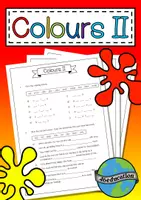 Vorschau - Arbeitsblätter - Colours II - Worksheets - Deckblatt