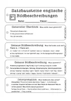 Vorschau - Arbeitsblätter - Writing Support - Lernfächer Bildbeschreibung Englisch - Seite 2