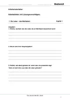 Vorschau - Arbeitsblätter - Die menschliche Leber - Arbeitsblätter mit Lösungen - Deckblatt