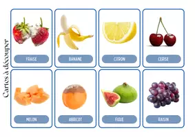 Aperçu - Apprentissages en autonomie - Mémory des fruits , idéal pour la CAA - Page 3