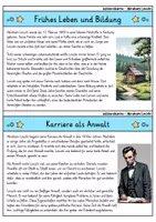 Vorschau - Bildkarten - Abraham Lincoln - Wissenskartei - Berühmte Persönlichkeiten - Seite 1