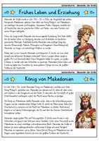 Vorschau - Bildkarten - Alexander der Große - Wissenskartei - Berühmte Persönlichkeiten - Seite 1