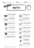 Vorschau - Arbeitsblätter - Steckbrief Berlin, Stadt Deutschland - Seite 1