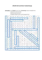 Vorschau - Interaktives Material - Wortsuchrätsel: Handwerkzeuge - Seite 1