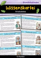 Vorschau - Bildkarten - Aristoteles- Wissenskartei - Berühmte Persönlichkeiten - Deckblatt
