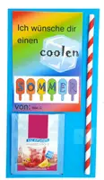 Vorschau - Mal- und Bastelvorlagen - Feriengruß: Ich wünsche dir einen coolen Sommer (Geschenke Schuljahresende) - Seite 1
