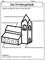 Vorschau - Arbeitsblätter - Kirchenaufbau: Arbeitsblätter mit Lösungen - Seite 2
