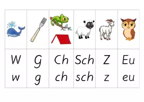 Vorschau - Fördermaterial/Inklusion - Bildkarten mit den wichtigsten Lauten - Seite 3