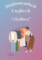 Vorschau - Arbeitsblätter - Materialpaket Englisch zum Thema "clothes" - Deckblatt