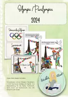 Vorschau - Unterrichtsreihen - Olympia / Paralympics 2024 / Olympische Spiele - Deckblatt
