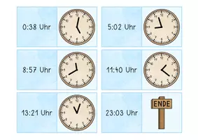Vorschau - Stationenlernen - Materialpaket - Die Uhrzeit - Seite 3