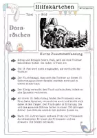 Vorschau - Arbeitsblätter - Märchenrätsel mit Hilfskärtchen Arbeitsblatt FrauCuppaTea - Seite 2