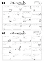 Vorschau - Arbeitsblätter - Find someone who... Spring/May holidays (Simple Past) - Seite 2