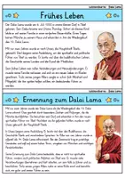 Vorschau - Bildkarten - Dalai Lama - Wissenskartei - Berühmte Persönlichkeiten - Seite 1