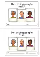 Vista previa - Manualidades / Dibujos para colorear - Describing people booklet - cuaderno de actividades (inglés) - página 3
