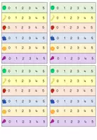 Vorschau - Fördermaterial/Inklusion - Rechenfrüchte einkreisen - Mengen zählen - Seite 2