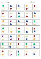 Vorschau - Fördermaterial/Inklusion - Rechenfrüchte leere Vorlagen - Mengen zählen - Seite 3