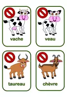 Aperçu - Jeux - Jeu Mots Interdits thème Animaux de la Ferme - Page 2
