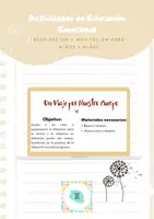 Vista previa - Unidades / Secuencias / Situaciones de Aprendizaje - Educación emocional: RESPIRACIÓN Y MEDITACIÓN INFANTIL - Portada