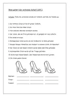 Vorschau - Arbeitsblätter - Logical / Lesetraining verlorener Schuh (Märchen) - Deckblatt