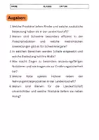 Vorschau - Arbeitsblätter - Nutztiere: Bedeutung, Produkte, Landwirtschaft - Seite 3