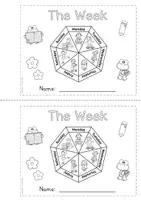 Vorschau - Arbeitsblätter - Englisch - days of the week (Woche, Wochentage) - Sparpaket - Arbeitsblätter, Bildkarten, Minibuch - Seite 2