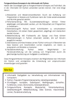 Vorschau - Arbeitsblätter - Python Programmierung: Grundlagen und Fortgeschrittene Konzepte - Seite 2