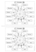Vorschau - Arbeitsblätter - Englisch - A5 Übungsheft - year / seasons / months / Jahr / Jahreszeiten / Monate - Seite 3