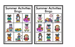 Vorschau - Spiele - Summer Activities - Bingo - Seite 3