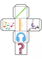 Vista previa - Juegos / Gamificación - Dado diferentes actividades musicales - Portada