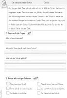 Vorschau - Arbeitsblätter - Leseverstehen Klasse 1 & 2 | Fragen zum Textverständnis | Deutsch Grundschule - Seite 3