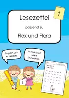 Vorschau - Arbeitsblätter - 33 Leseblätter passend zu Flex und Flora - alle Laute Gesamt-Paket Lesezettel - Seite 1