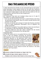Vorschau - Arbeitsblätter - Das Trojanische Pferd (Sage) - Seite 1